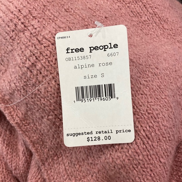 Free People Brookside Tunic Sweater in Pink - Picture 6 of 7